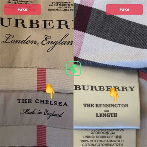 how to spot a fake burberry leather jacket|burberry coat authenticity check.